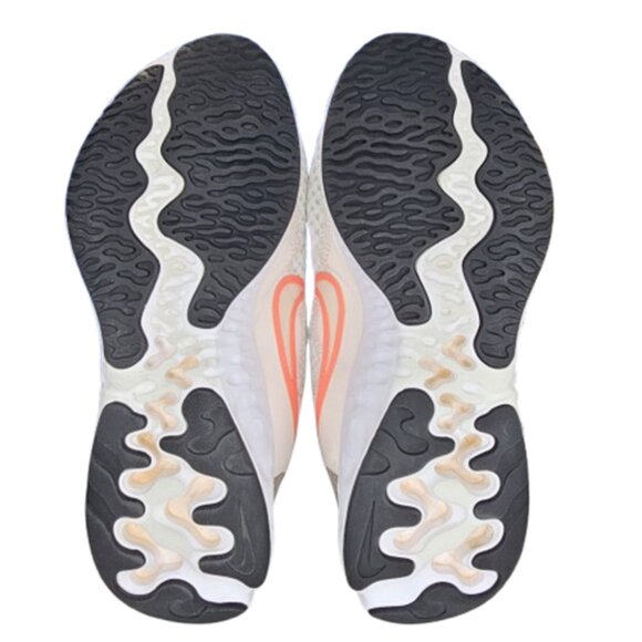 Nike Womens Renew Run 2 CU3505-105 Size 10.5 White Orange Running Athletic Shoes - Picture 13 of 13